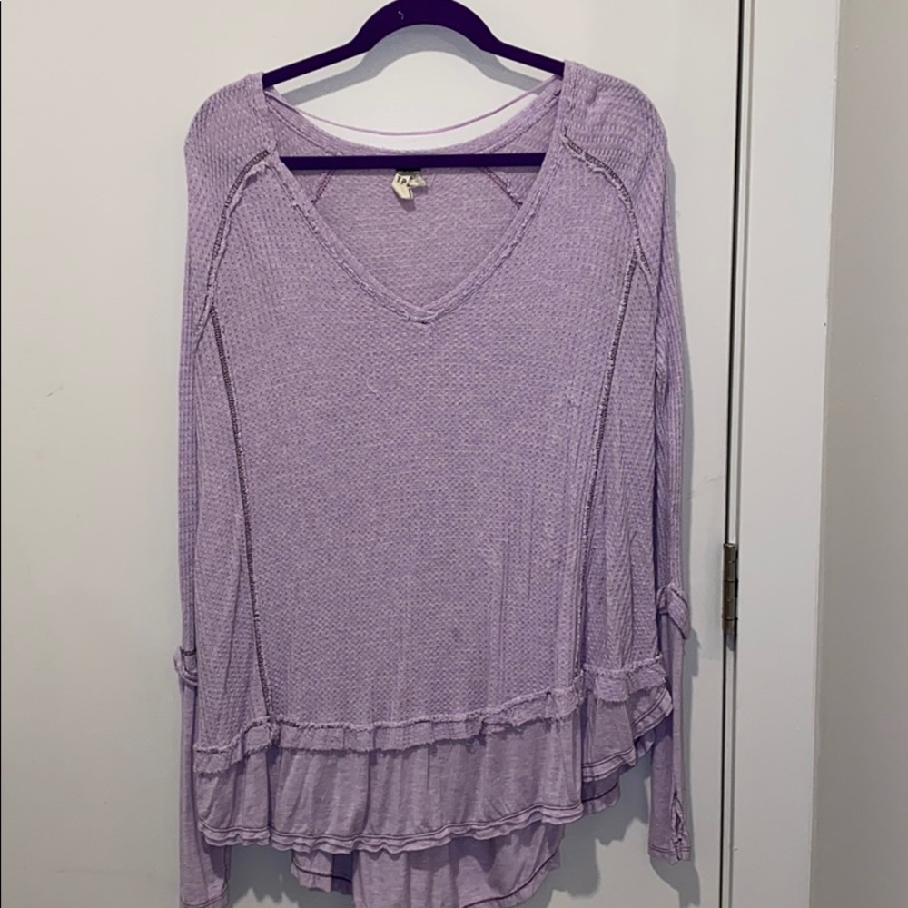 Long sleeve free people top